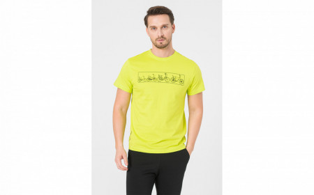 TRICOU MULTIBIKE PEGAS BARBATI LIME PUNC