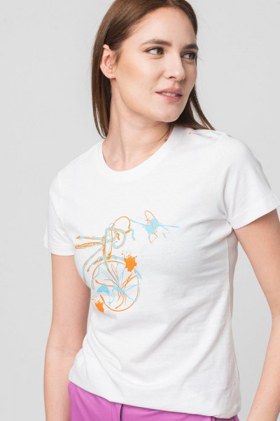 TSHIRT CASUAL F BICICLETA COLOR WHITE - Img 4