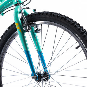 Bicicleta MTB Copii Pegas Mini Drumet 24'' Turcoaz Bleu - Img 5