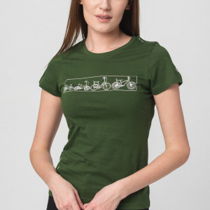 TRICOU LOGOMULTICOLOR FEMEI BOTTLE GRE - Img 4