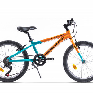 Bicicleta MTB Copii Pegas Mini Drumet 20'' Portocaliu Turcoaz