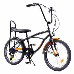 BICICLETA ORAS PEGAS STRADA MINI 7S NEGRU - Img 2