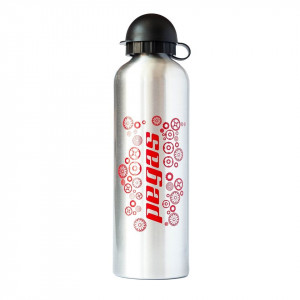 Bidon apa Pegas CSB-513L, 750ml, material Aluminiu, Argintiu