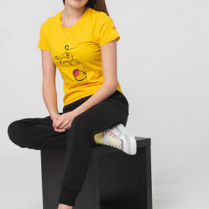 TSHIRT CASUAL F CAL PEGAS YELLOW - Img 2