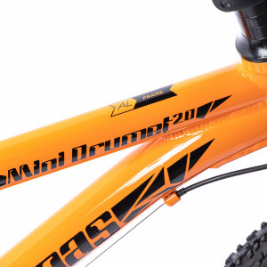 Bicicleta MTB Copii Pegas Mini Drumet 20'' Portocaliu Turcoaz - Img 5