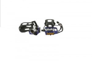 Pedale aluminiu cu Ratrape 869LC, Argintiu/Albastru