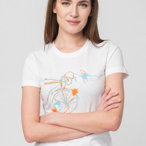 TSHIRT CASUAL F BICICLETA COLOR WHITE - Img 2