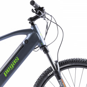 Bicicleta MTB Pegas Drumet Dinamic E-Bike L, Gri Mat - Img 4