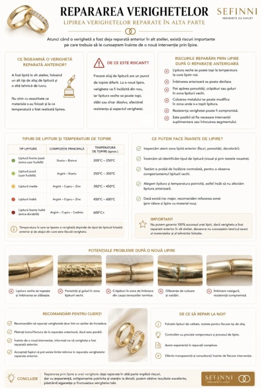 Repararea verighetelor – Cum pot fi refăcute fără a afecta modelul original