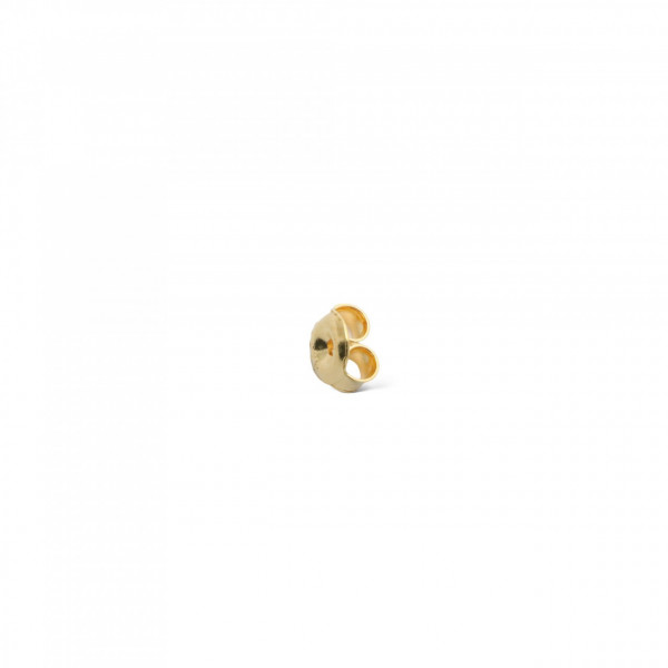 Fluturas argint prindere cercel - gold plated