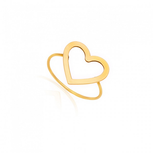 Inel Simplicity Heart din Aur 14k