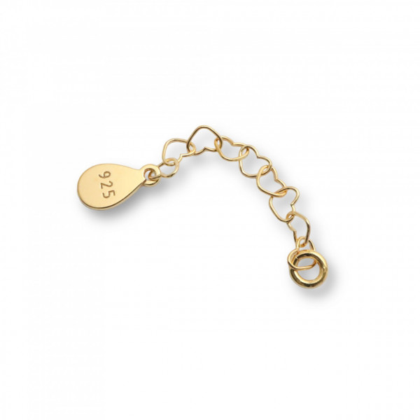 Prelungire / extensie din argint 4cm - gold plated