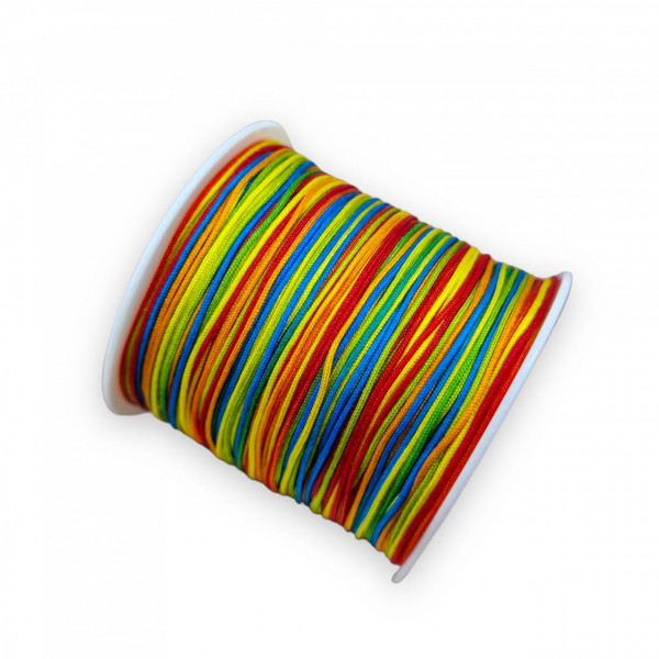 Rola snur 100m x 0.8mm - multicolor happy