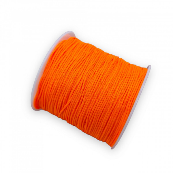 Rola snur 100m x 0.8mm - portocaliu neon