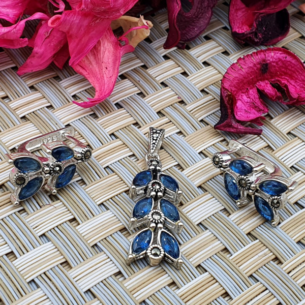 Set din Argint 925 si marcasite 7.9g