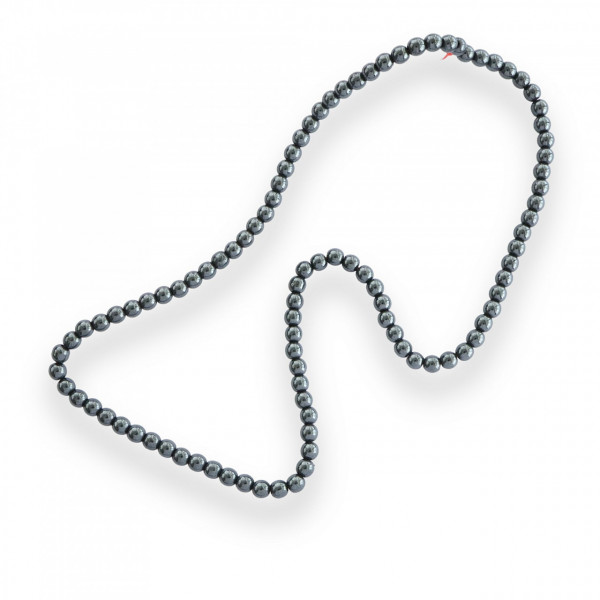 Hematite rotunde 4 mm ~ Șirag Aprox 100 buc