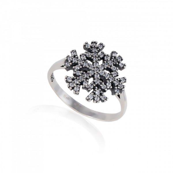 Inel Fulg de Nea din Argint 925 Winter Collection