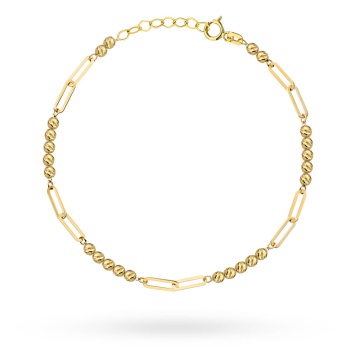 Bratara Aur 14k cu Placute si Bilute