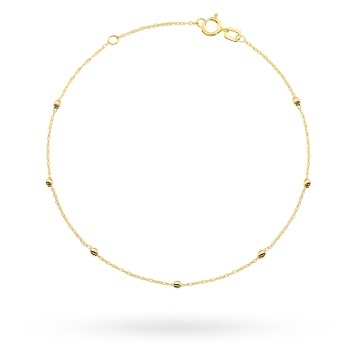 Brățară din Aur 14K cu Bile Fine și Elegante