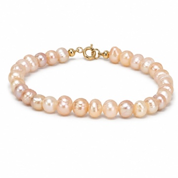 Brățară Peach din AUR 14K cu Perle de Cultură