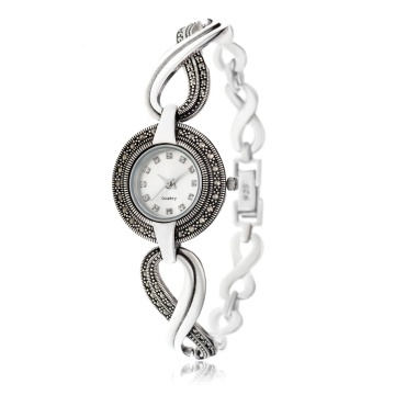 Ceas din Argint 925 cu marcasite 36.45g