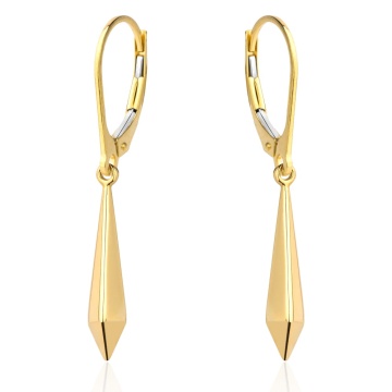 Cercei Aur 14k cu Model Alungit