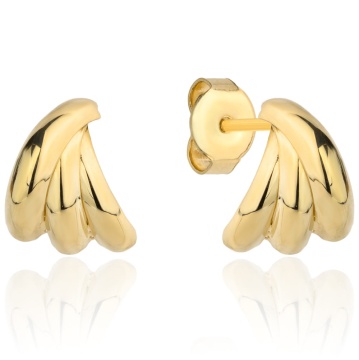 Cercei Aur 14k cu Model Aripa