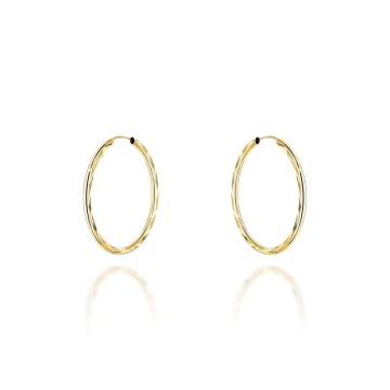 Cercei Creole Aur 14K Super Ușori 22mm