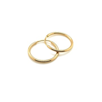 Cercei Rotunzi Mici Aur 14K