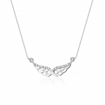 Colier Aur 14K cu Diamante Naturale 0.03 ct