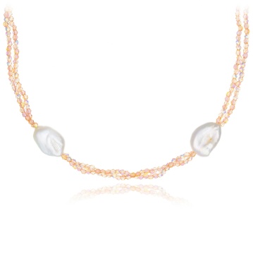 Colier Baroque Glow cu Perle de Cultura și AUR 14K