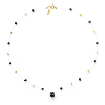 Colier Blacks din AUR 14K cu cristale