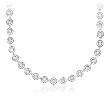 Colier din argint 925 cu cristale Angel Exclusive Collection - Small