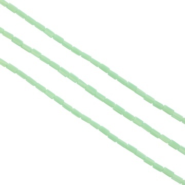Cristale dreptunghiulare 2x4 mm - șirag aprox 100 bucăți - vernil