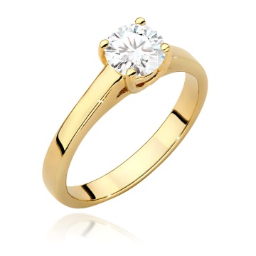 Inel Aur 9K cu Diamant Natural 0.70 ct