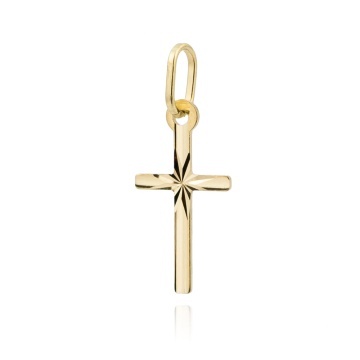 Pandantiv Cruciuliță Delicată Din Aur 14K