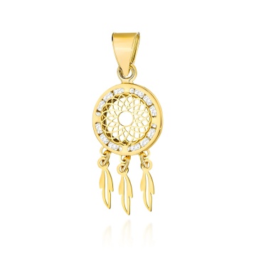Pandantiv Dreamcatcher din Aur