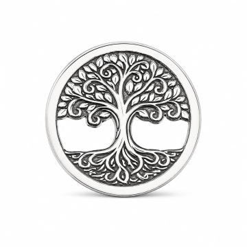 Pin personalizat din Argint 925 - Copacul Vieții