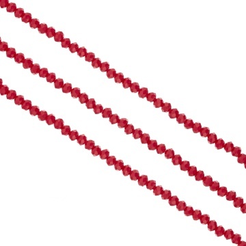 Șirag cristale rondele 3mm - Grena opac