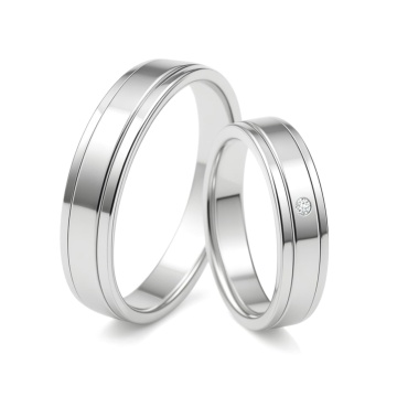 Verighetă Luna din Argint 925