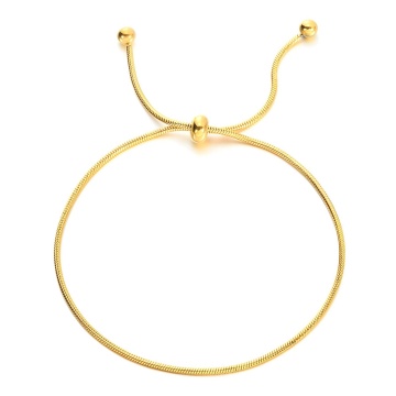 Bratara Basix din Inox placat cu AUR 18K