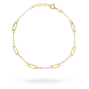 Brățară De Aur Cu Zale Elegante 14K