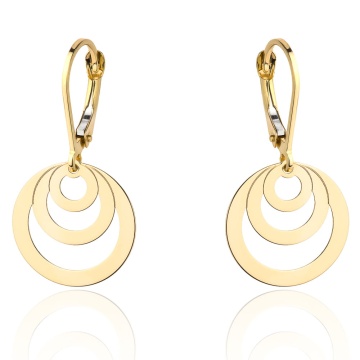 Cercei Aur 14k cu Cerculete