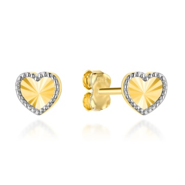 Cercei Aur 14k cu Inimioare