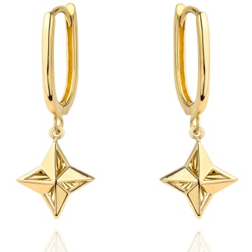 Cercei Aur 14k cu Stelute