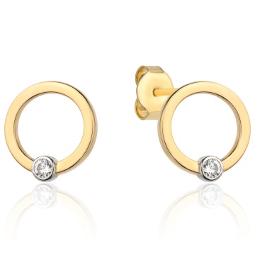 Cercei Aur 14k cu Zircon
