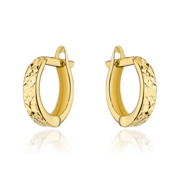 Cercei de aur 14K cu model