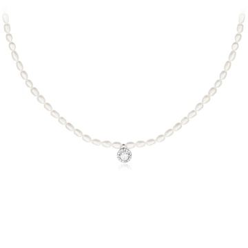 Colier Angel Rice Pearls din Argint 925 cu Perle de Cultura