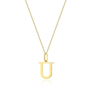 Colier Aur 14K cu Diamant Natural 0.01 ct