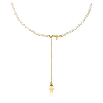 Colier My Baby din AUR 14K și Perle de Cultură